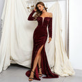 Blair Off Shoulder Sequin