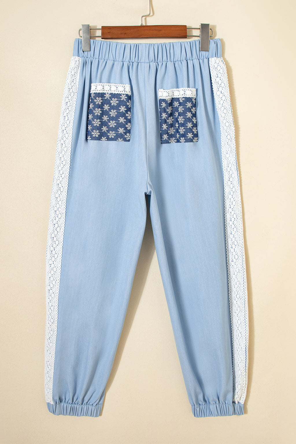 Kelly Blue Wide Leg Slouchy Pants