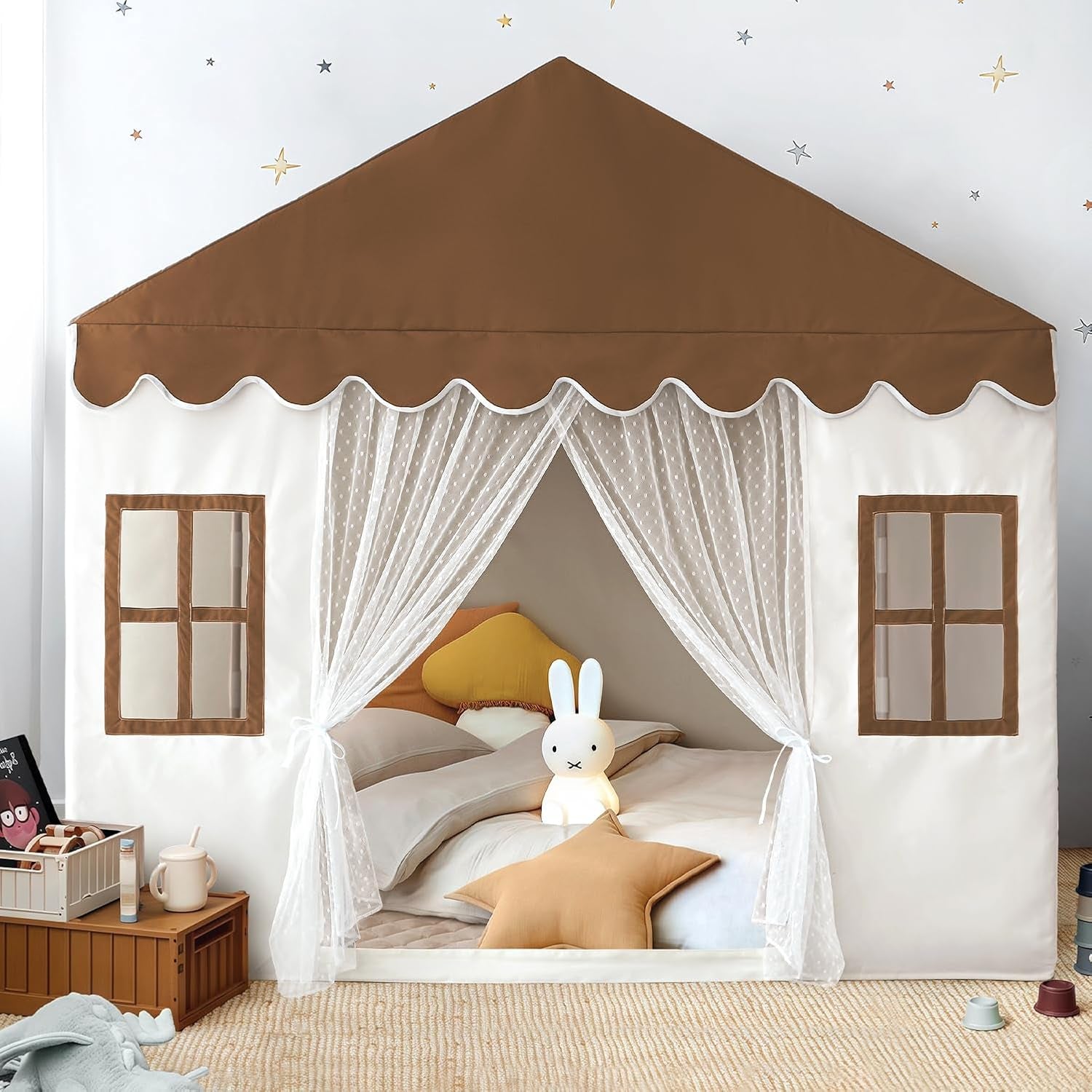 Princess Indoor Creative Play Tent 57 Inches Long With Mat