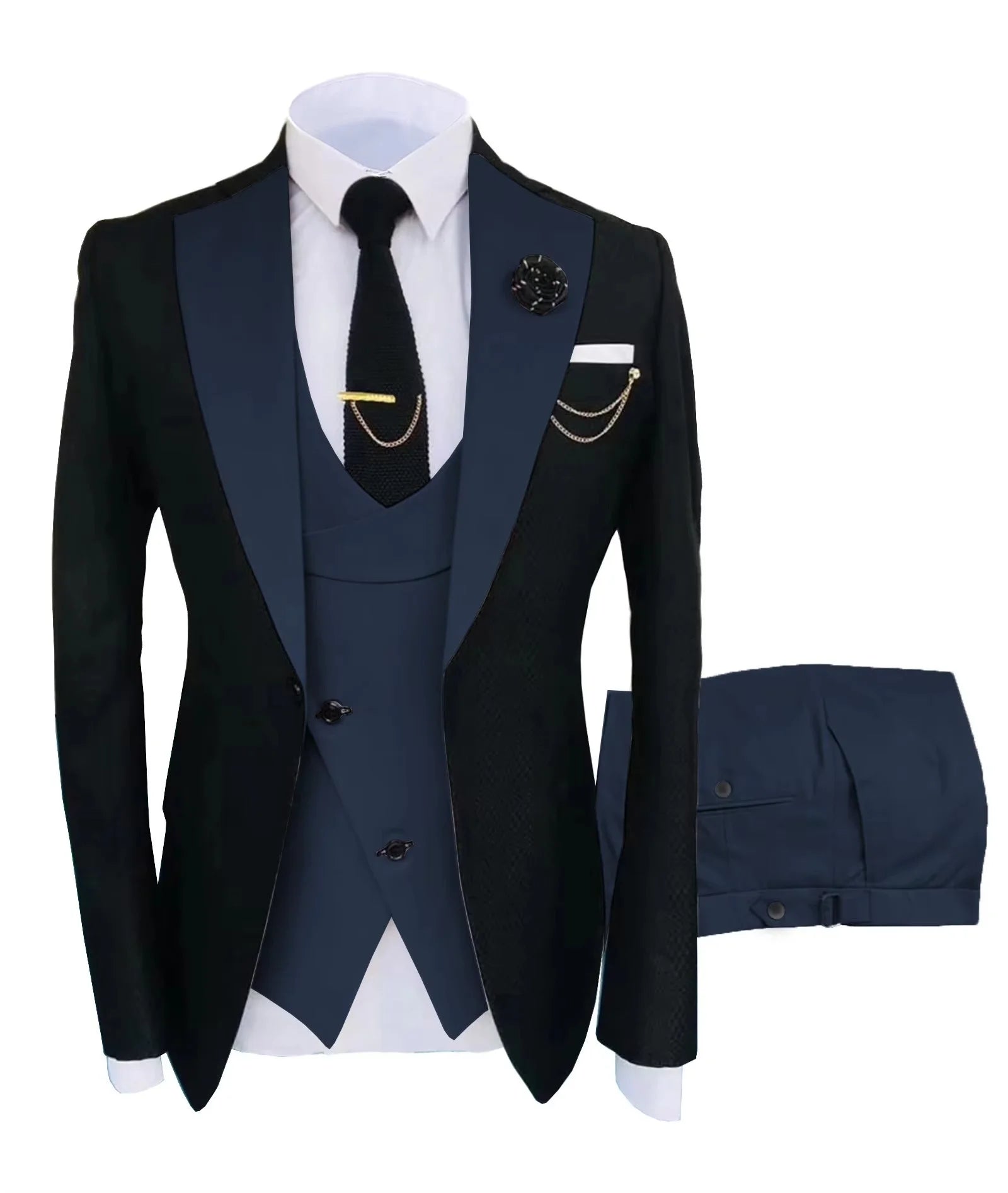 Men 3 Piece White