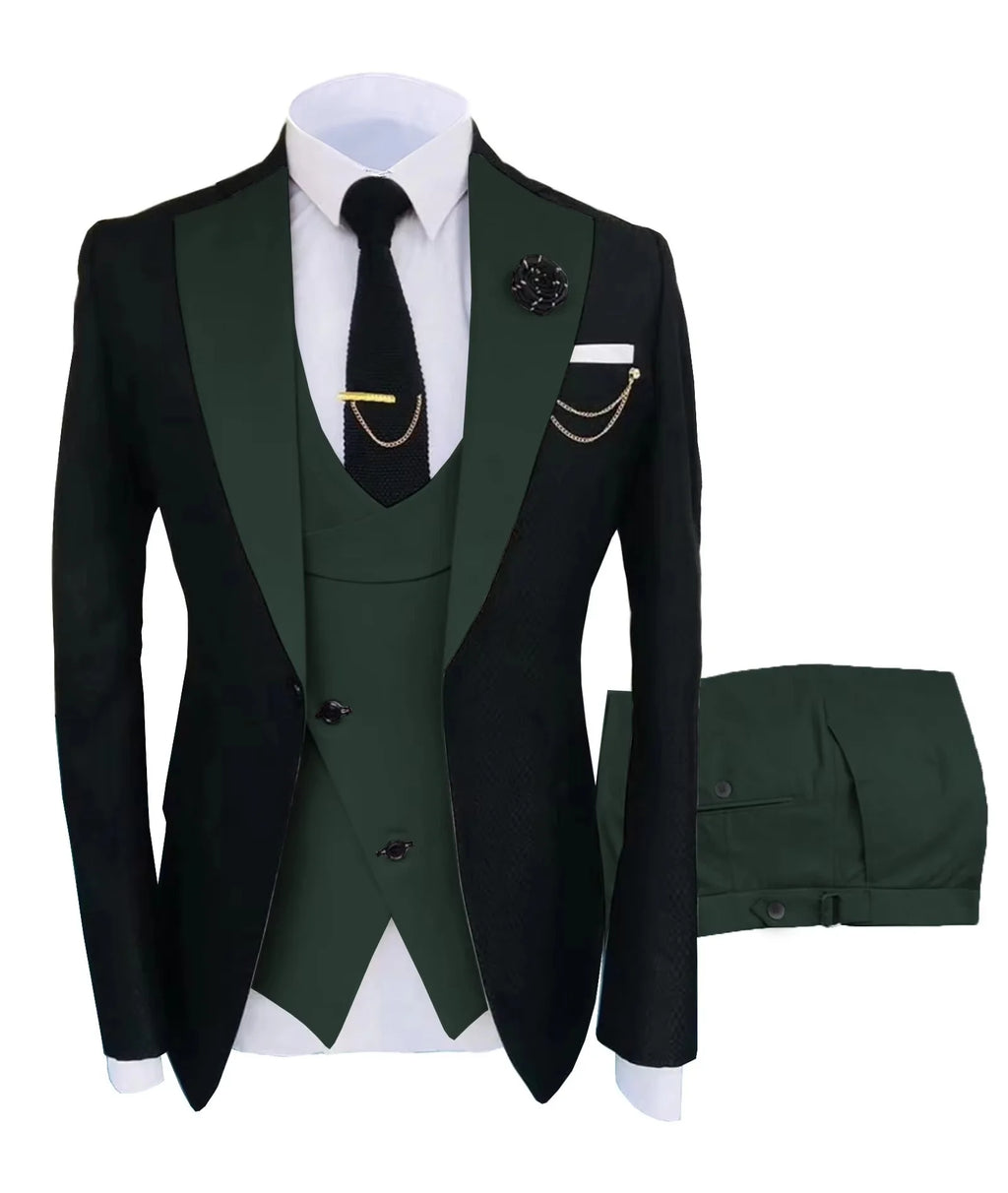 Men 3 Piece White