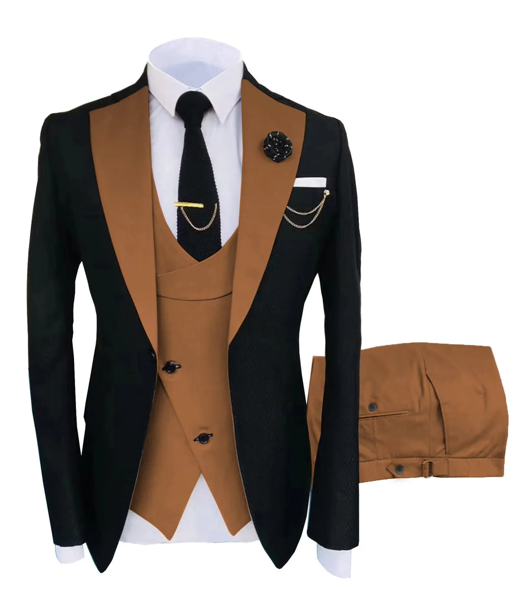 Men 3 Piece White