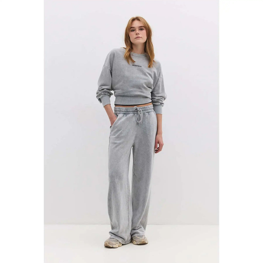 Elastic Waist Wide Leg