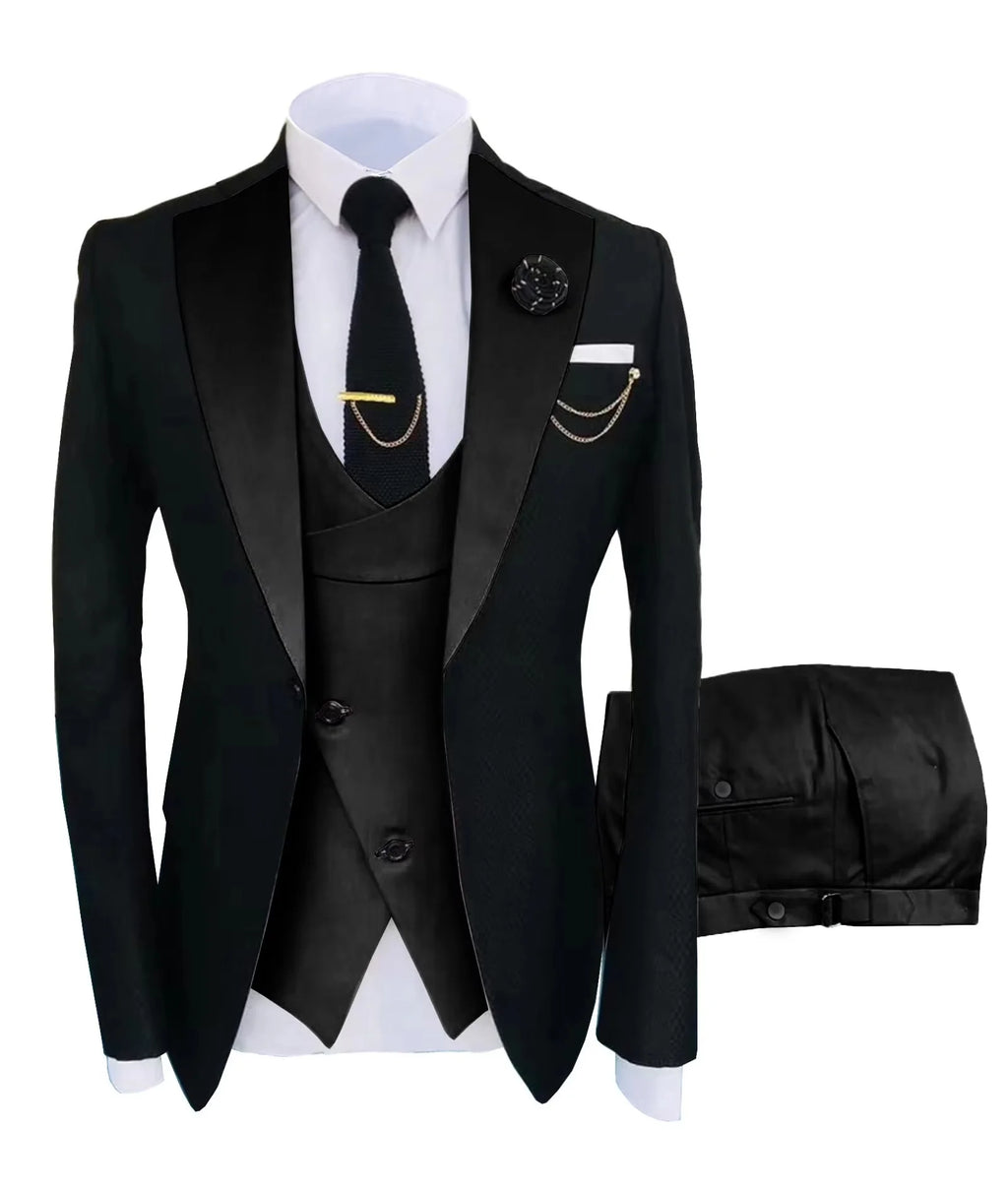 Men 3 Piece White