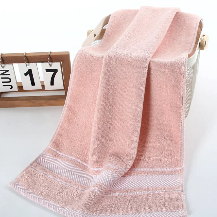 Soft and Absorbent  Large Bath, Soft Cotton Terry Towels Set
