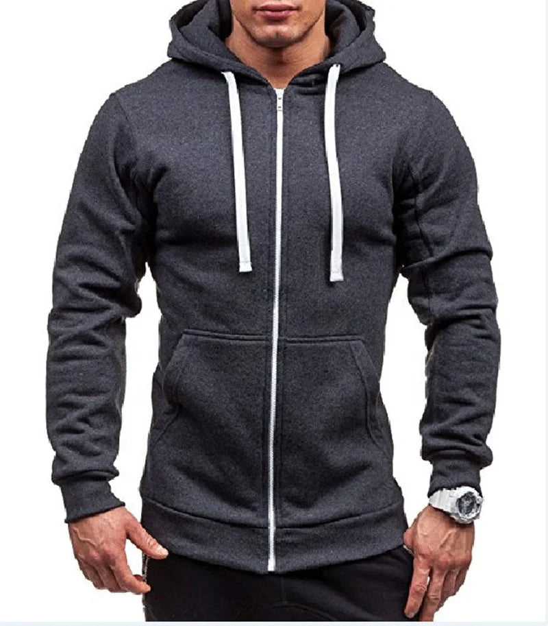 2023 Brand New Men's Hoodies Sweatshirts Zipper Hooded Jacket Cotton Pullover Hoodie Sweatshirt for Men