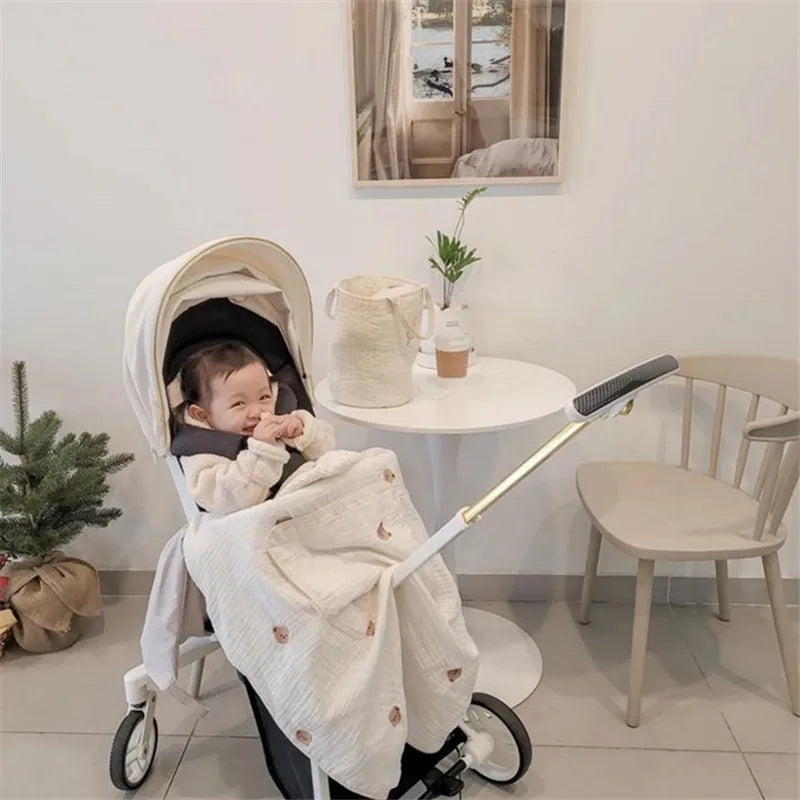 Baby Swaddles Wrap for Boys and Girls Swaddle Blanket for Newborns, Baby Sleeping Bag 3-6 Months Cotton