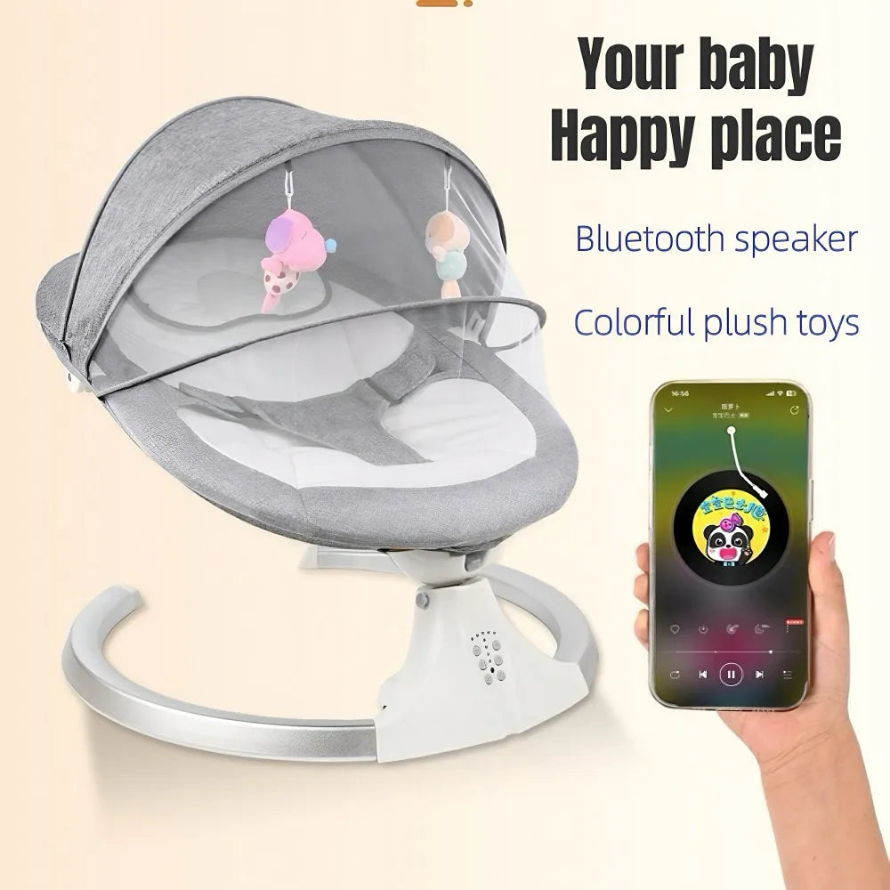 Wholesale Multi-functional Electric Swing Baby Cradle with Remote Control