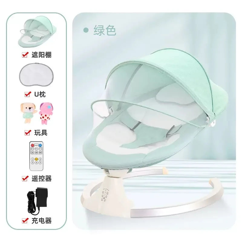 Wholesale Multi-functional Electric Swing Baby Cradle with Remote Control
