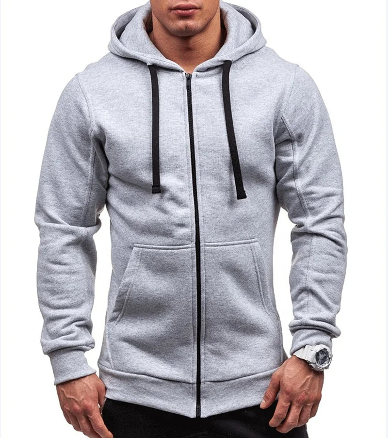 2023 Brand New Men's Hoodies Sweatshirts Zipper Hooded Jacket Cotton Pullover Hoodie Sweatshirt for Men