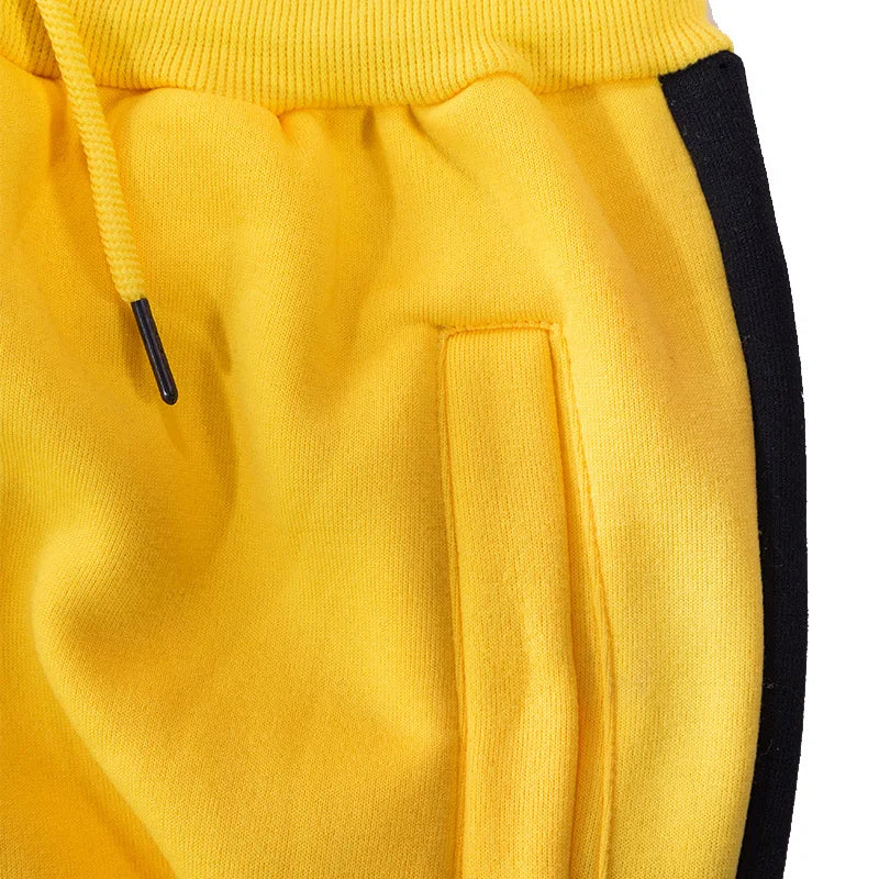 Men's 2 Piece Color Block Tracksuit Sweatsuit with Stripes - Casual Winter Long Sleeve Warm Moisture Wicking Breathable Sportswear Suit