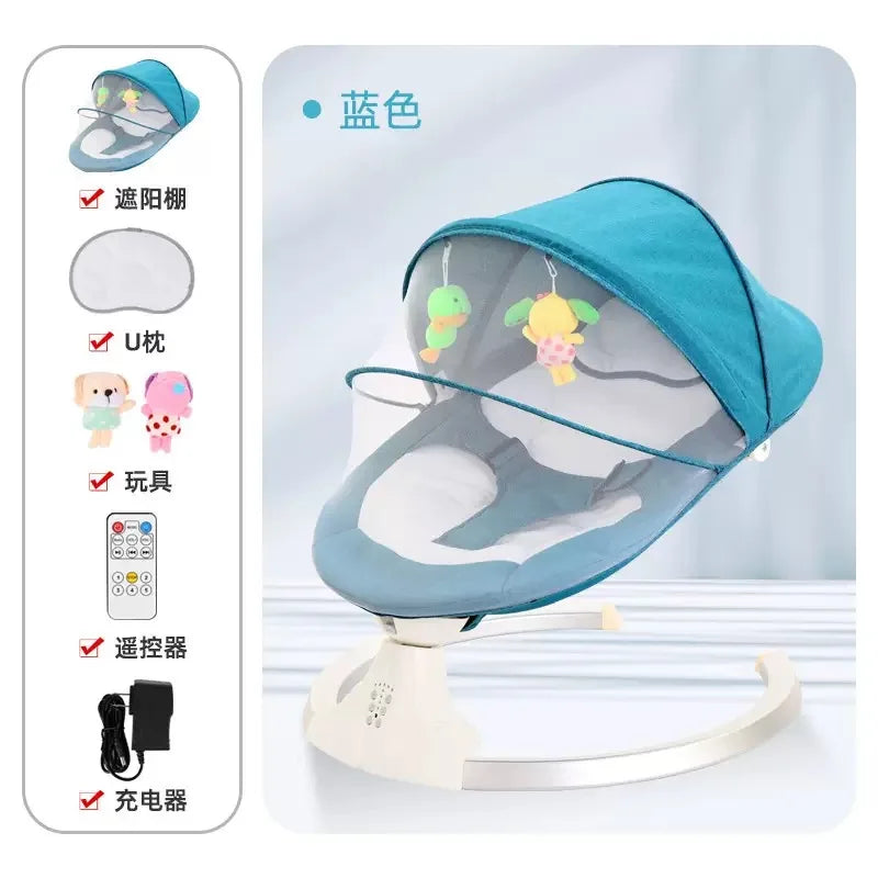 Wholesale Multi-functional Electric Swing Baby Cradle with Remote Control
