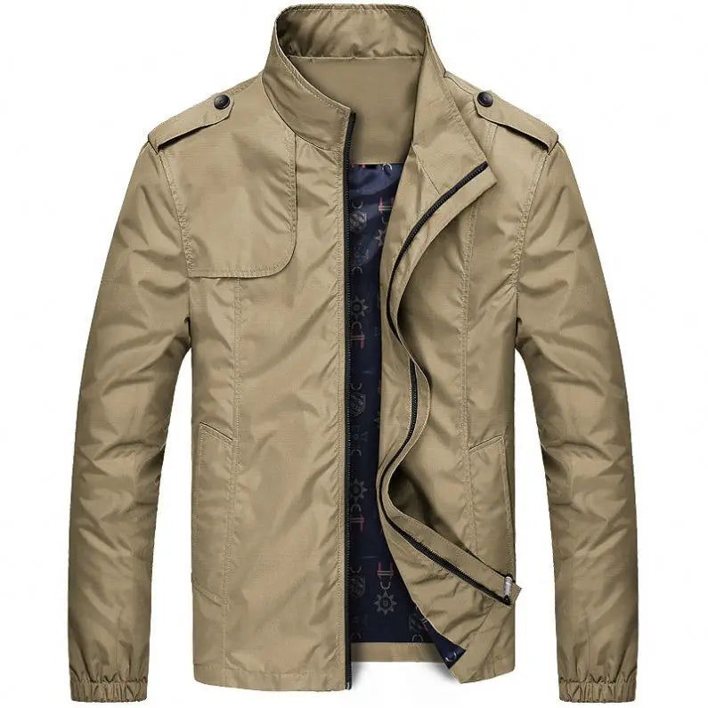 High Quality Wholesale Men's Coat Clothing Outerwear Autumn Windproof Men's Jackets Plus Size Jacket for Men
