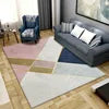 Modern Nordic Printed 10mm Ins Style Polyester Carpet Simple Atmosphere Bedroom Bedside Blanket for Living Room Floor