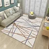 Modern Nordic Printed 10mm Ins Style Polyester Carpet Simple Atmosphere Bedroom Bedside Blanket for Living Room Floor