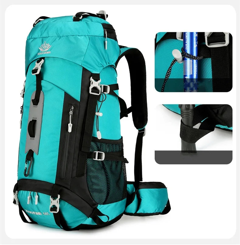 MKW2065 Durable 60L Outdoor Backpack