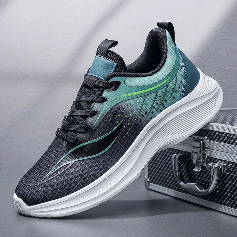 Wholesale High-quality Popular Fly Woven Mesh Lightweight Casual Sports Men's Running Shoes