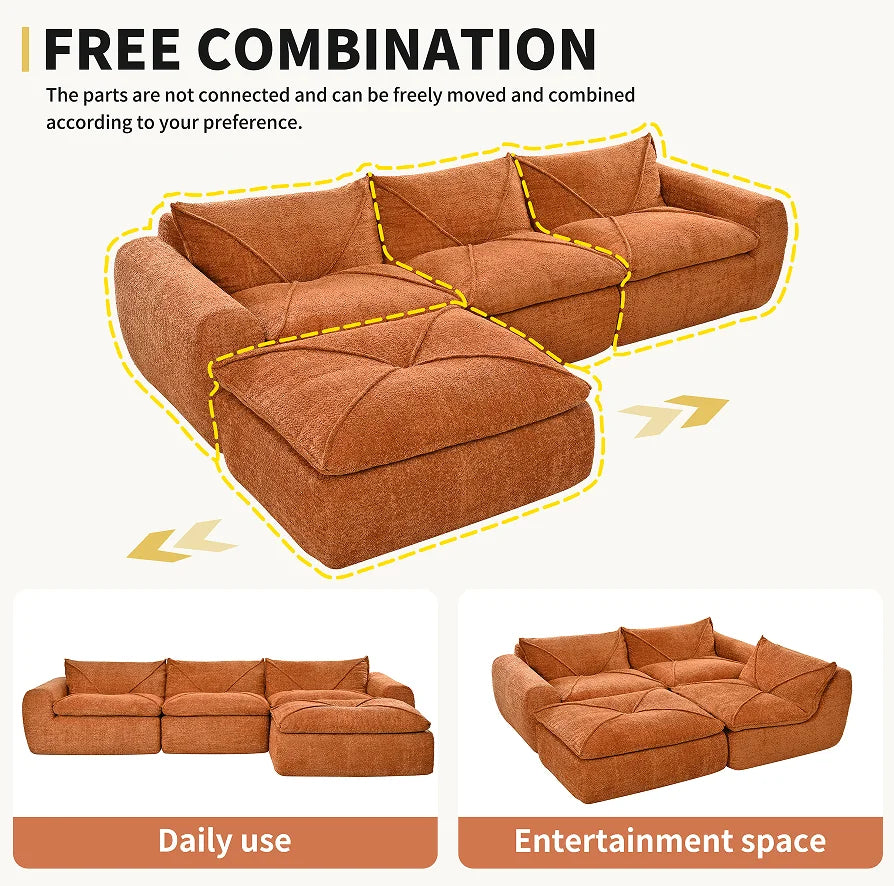 Modern Compressed Sofa Set