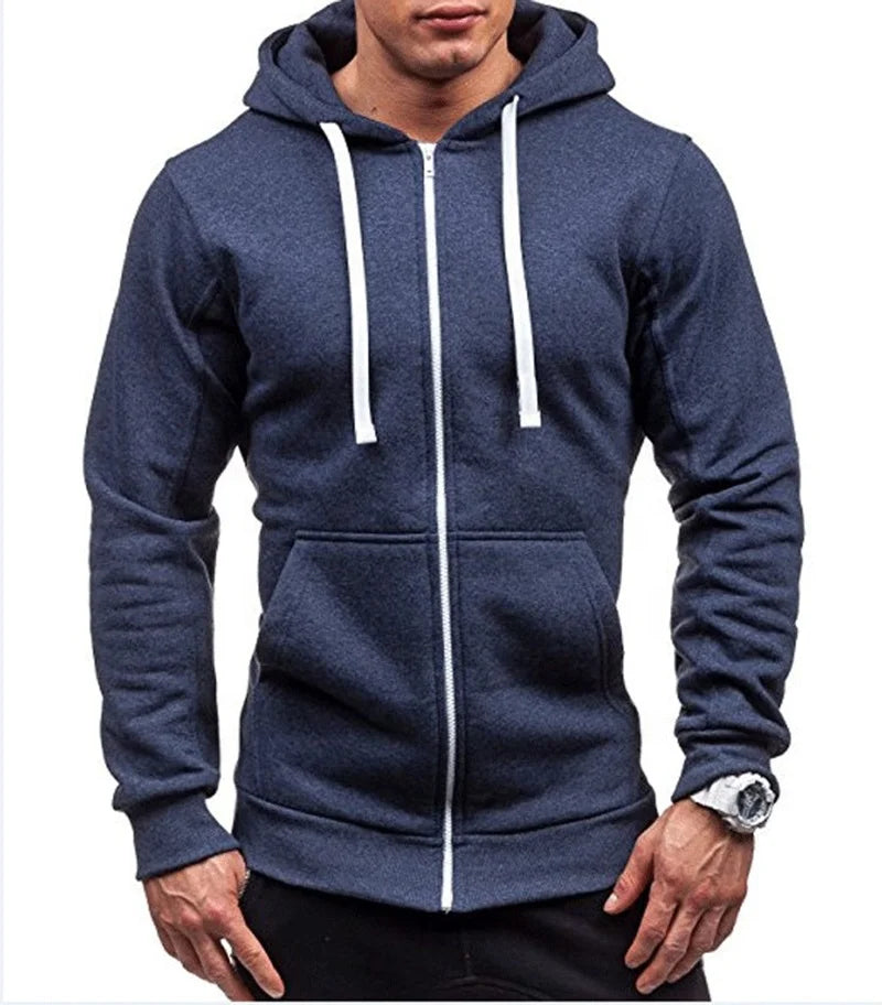 2023 Brand New Men's Hoodies Sweatshirts Zipper Hooded Jacket Cotton Pullover Hoodie Sweatshirt for Men