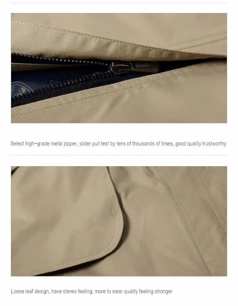 High Quality Wholesale Men's Coat Clothing Outerwear Autumn Windproof Men's Jackets Plus Size Jacket for Men