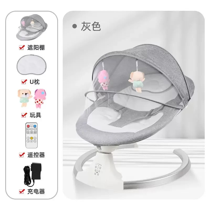 Wholesale Multi-functional Electric Swing Baby Cradle with Remote Control