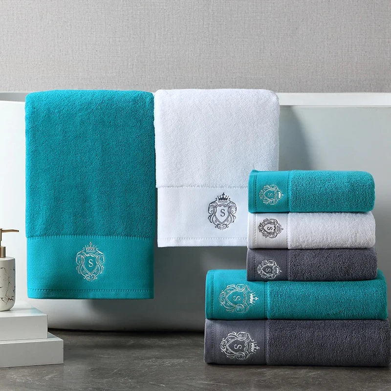 Bulk Wholesale OEM Luxury 600GSM 100% Ring Spun Cotton Towel-Super Absorbent & Bleach Proof Terry Towel for Spa/Resort/Gym/Salon