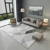 Modern Nordic Printed 10mm Ins Style Polyester Carpet Simple Atmosphere Bedroom Bedside Blanket for Living Room Floor