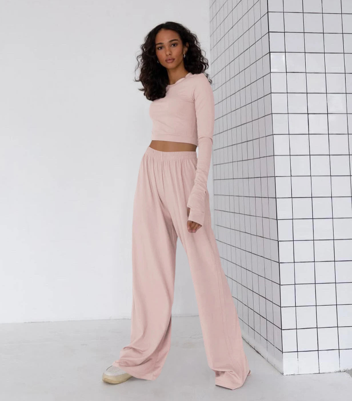 Doris Long Sleeve Pajamas Set for Women - Cozy Nightwear Set
