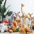 Custom Life Size Fiberglass Animals Statue Wedding Decoration Outdoor Garden Sculptures Rabbit Giraffe Sika Deer Squirrel Model