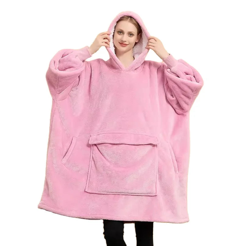 Custom Pink Solid Oversized