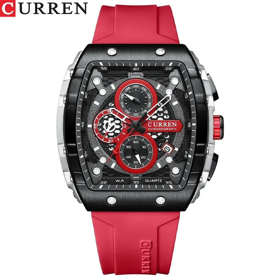 NEW CURREN 8442 Men's Quartz Watch 3ATM Waterproof Luxury Business Sports Watch