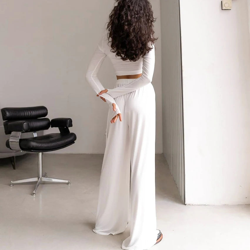 Doris Long Sleeve Pajamas Set for Women - Cozy Nightwear Set