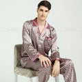 Men's Silk Satin Homewear Set - Sleep Outfits for Him