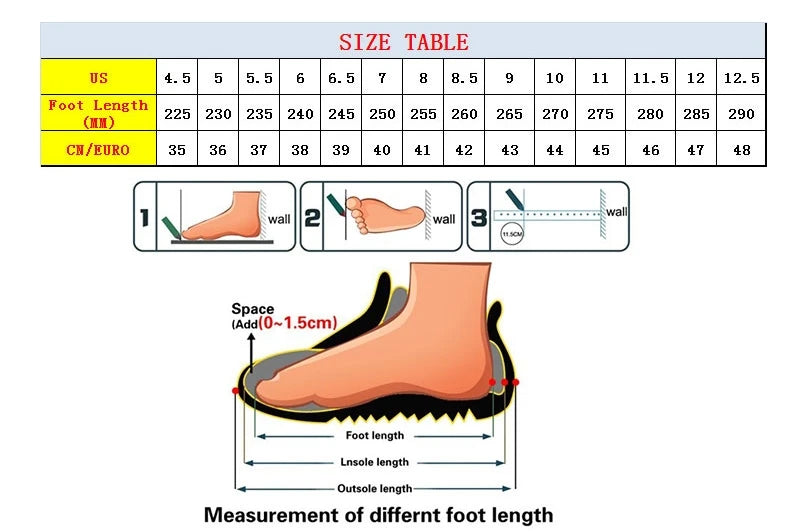 Fashion Sneakers Lightweight Men