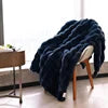 Plush Warm Faux Fur Throw Blanket for Couch