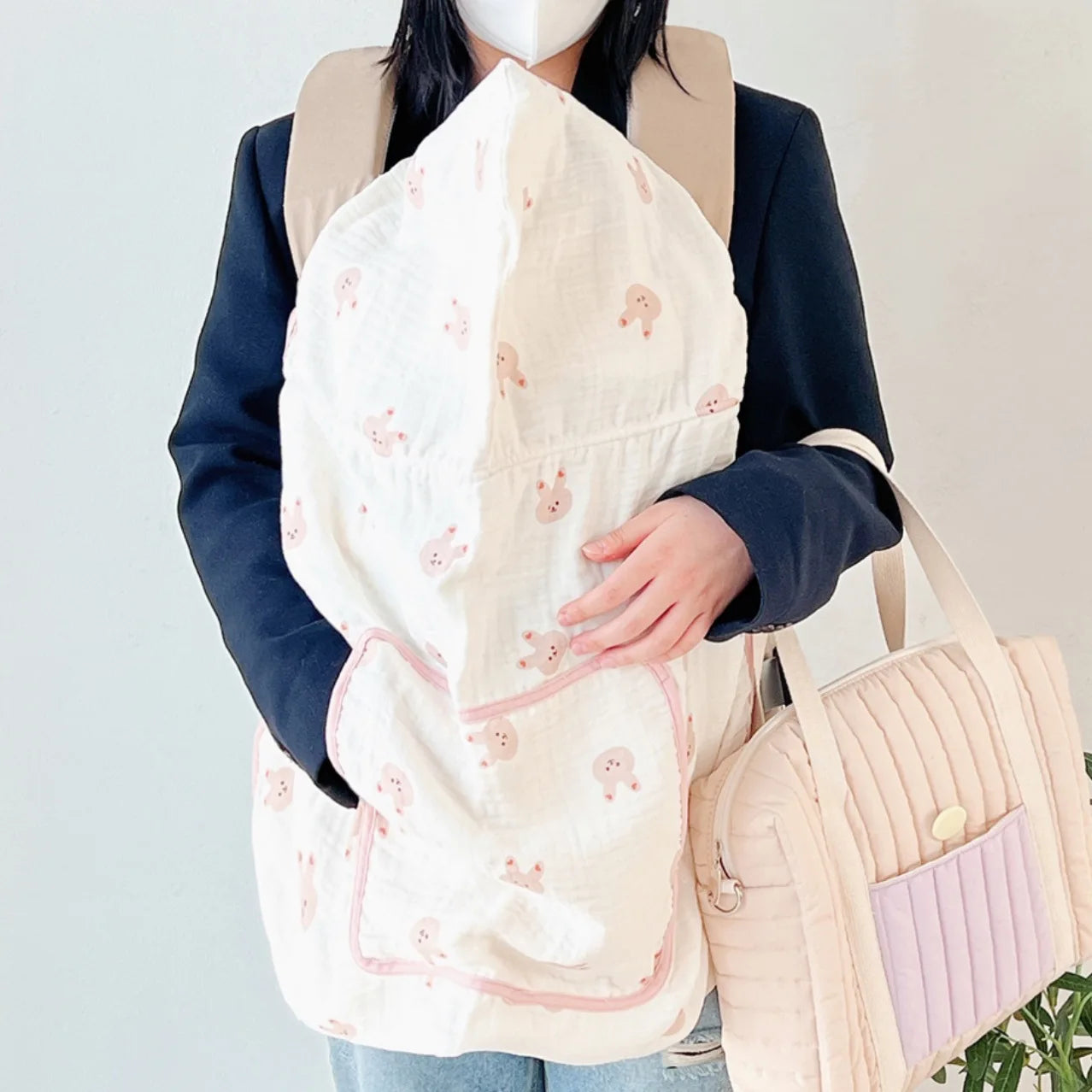 Baby Swaddles Wrap for Boys and Girls Swaddle Blanket for Newborns, Baby Sleeping Bag 3-6 Months Cotton