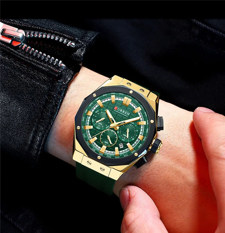 CURREN 8464 Sport Silicone
