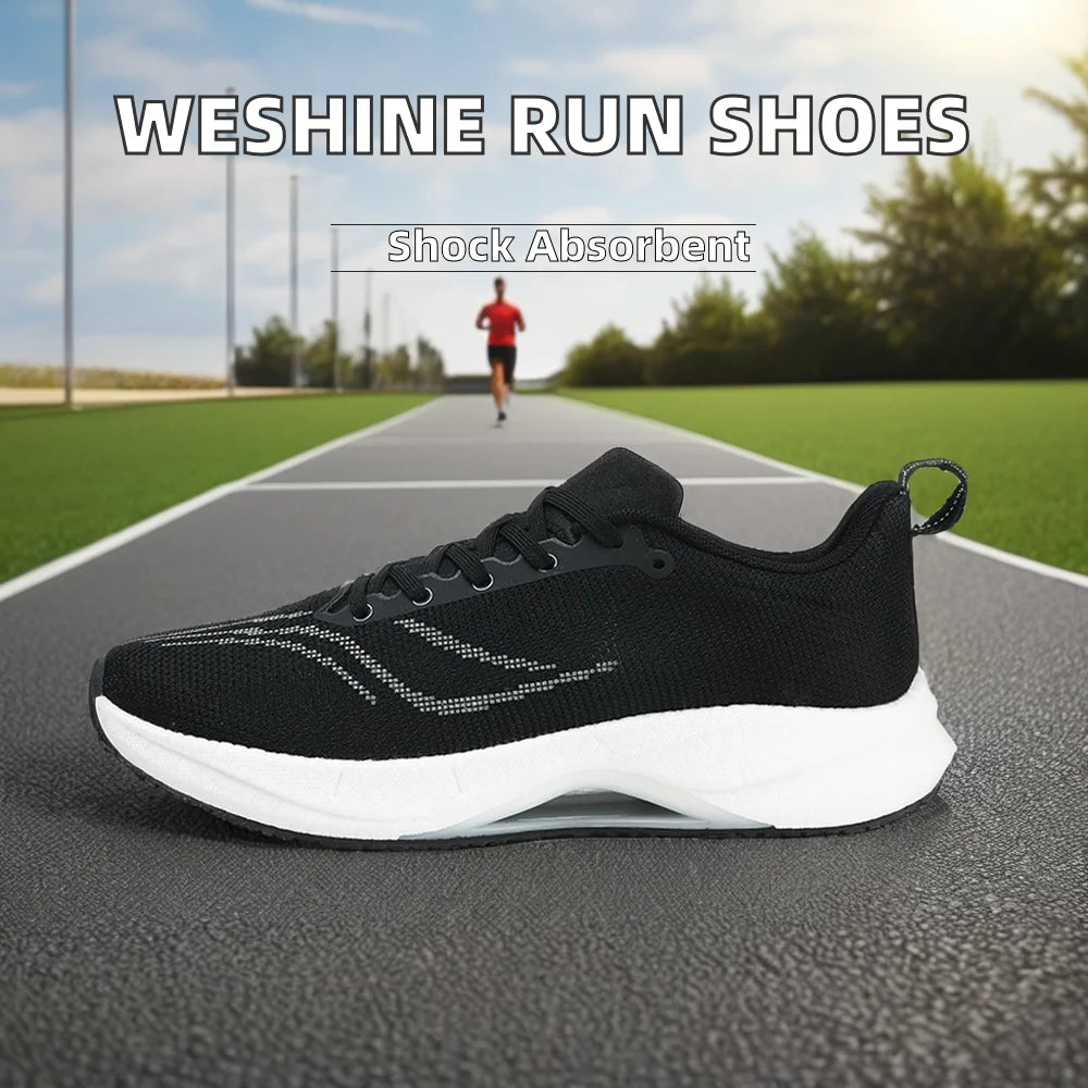 2025 LIAO Weshine Professional Sports Running Shoes for Men & Women Shock Absorption & Non-Slip Sole for Summer Outdoor Jogging