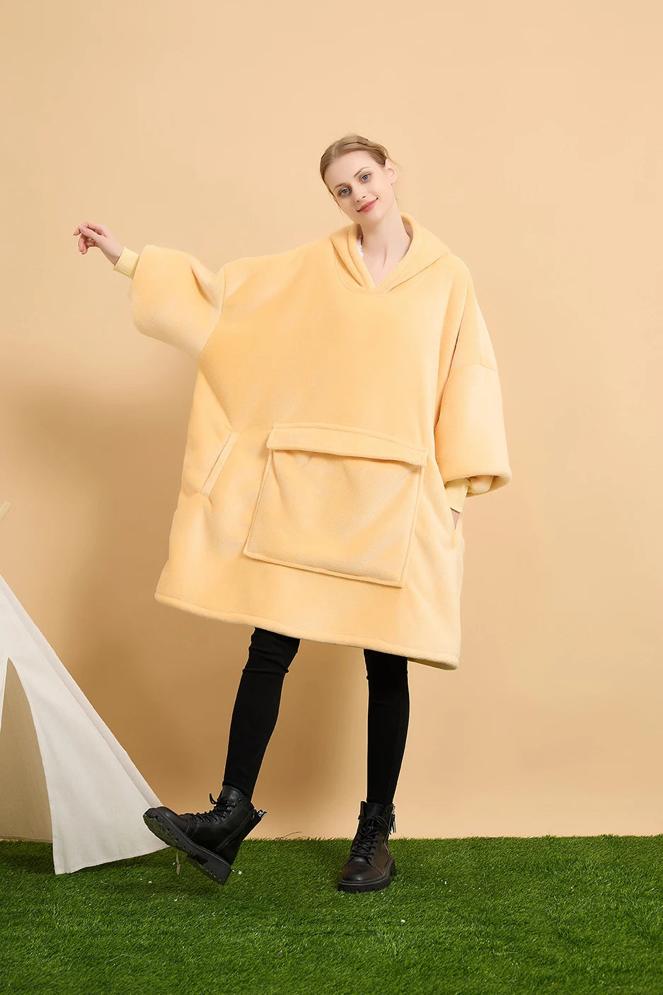 Custom Pink Solid Oversized