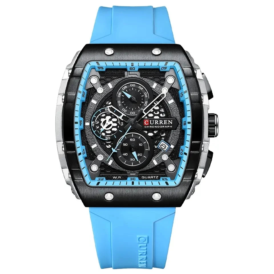 NEW CURREN 8442 Men's Quartz Watch 3ATM Waterproof Luxury Business Sports Watch