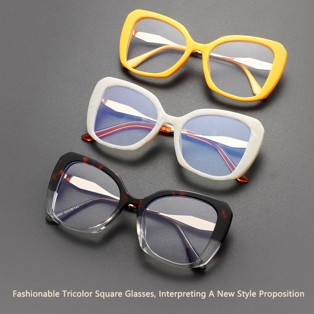 Luxury Oversized Square Glasses