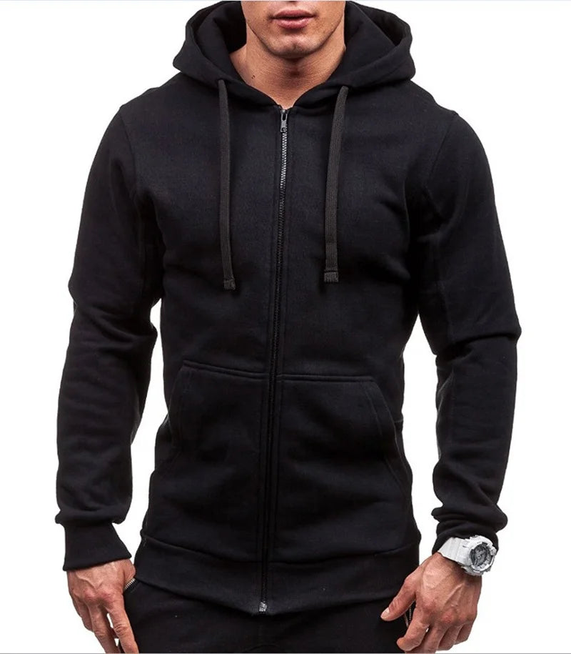 2023 Brand New Men's Hoodies Sweatshirts Zipper Hooded Jacket Cotton Pullover Hoodie Sweatshirt for Men
