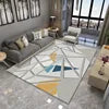 Modern Nordic Printed 10mm Ins Style Polyester Carpet Simple Atmosphere Bedroom Bedside Blanket for Living Room Floor