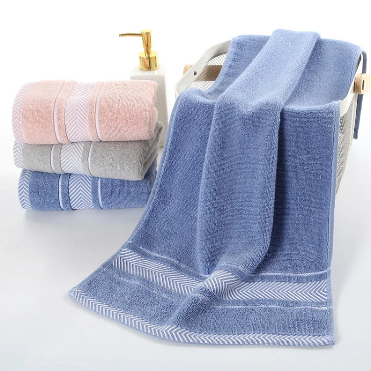 Soft and Absorbent  Large Bath, Soft Cotton Terry Towels Set