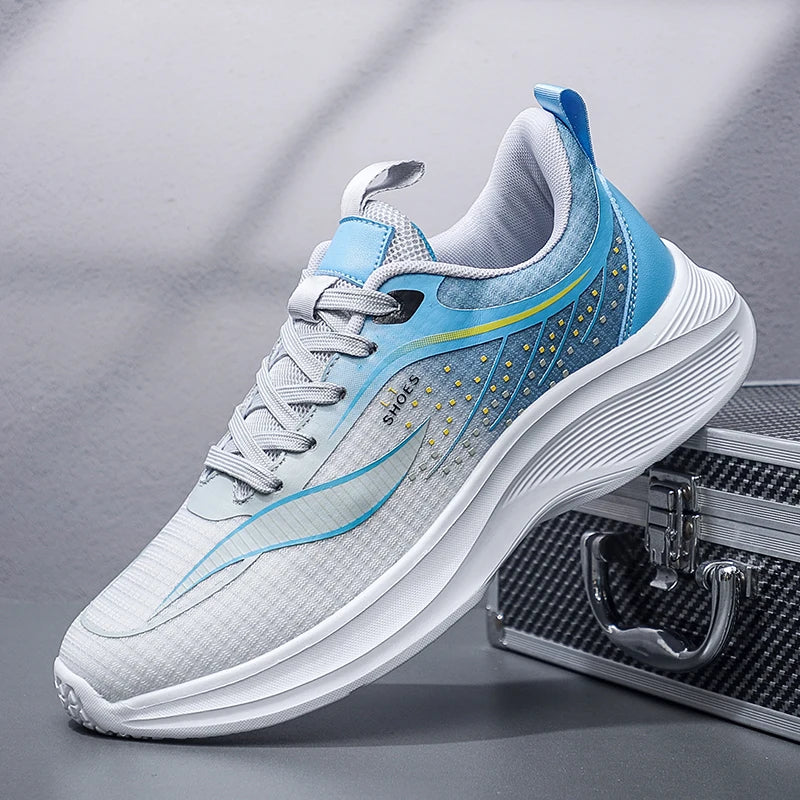 Wholesale High-quality Popular Fly Woven Mesh Lightweight Casual Sports Men's Running Shoes