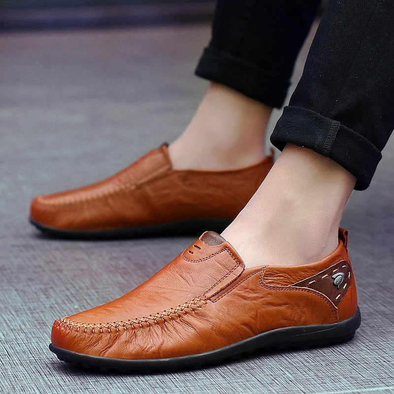 Leather Shoes Men Fashion