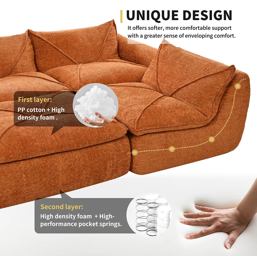 Modern Compressed Sofa Set
