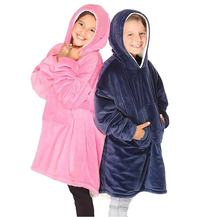Sherpa Hoodie Blanket — Kids Collection