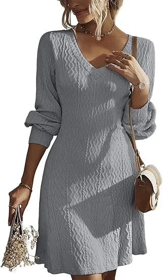 YiXin Sweater Dress Women's Clothing 2022 New Fashion Knitted Dresses Lady Elegant Bodycon Long Sleeve Winter Dresses