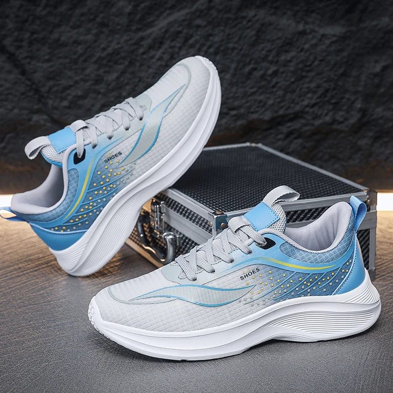 Wholesale High-quality Popular Fly Woven Mesh Lightweight Casual Sports Men's Running Shoes